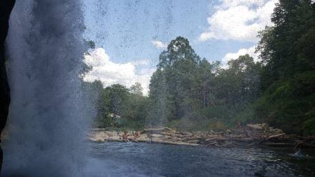 Ludlowville Falls - Reverse to Normal Slow Motion